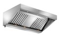 Cappa Cucina Acciaio Inox Snack LED Profondità 70 90 110 cm