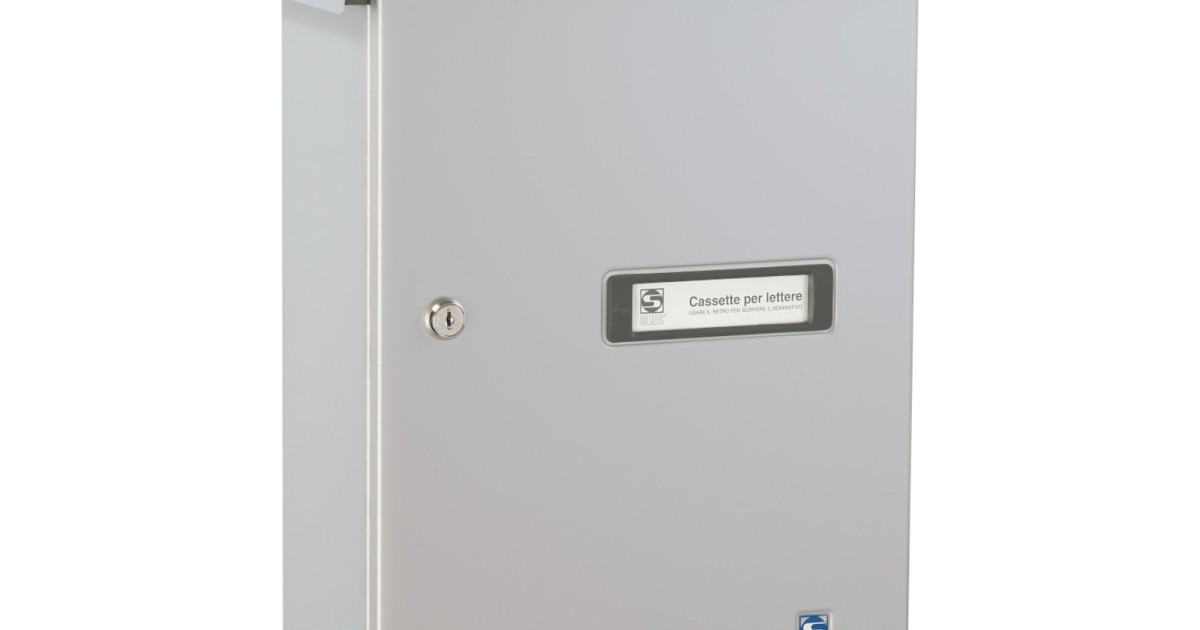 Assorted Collections Cassetta Postale A Parete, Cassetta Postale In Acciaio Con Serratura E 2 - Foto 2