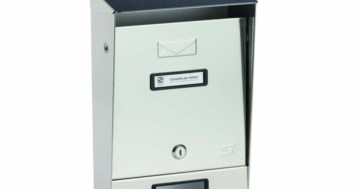 Placca Postale In Ghisa Nera Con Apertura A 180° – Cassetta Delle Lettere Tradizionale Con Paraspifferi E Molle In Acciaio, Facile Da Montare