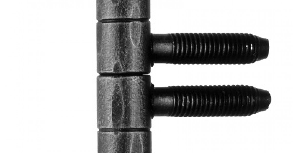 10 Cerniere Inox Per Mobili - 6.7x3.7cm, Spessore 1mm, Con 60 Viti, Nero - Foto 1