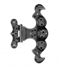 Cerniera con Piastra 175x80mm per Porte e Finestre Galbusera in Ferro Battuto
