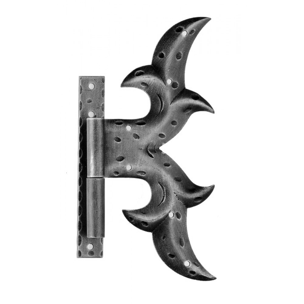 Cerniera con Piastra 250x120mm per Porte e Finestre Galbusera in Ferro Battuto