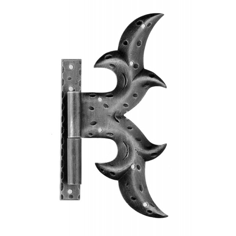 Cerniera con Piastra 250x120mm per Porte e Finestre Galbusera in Ferro Battuto