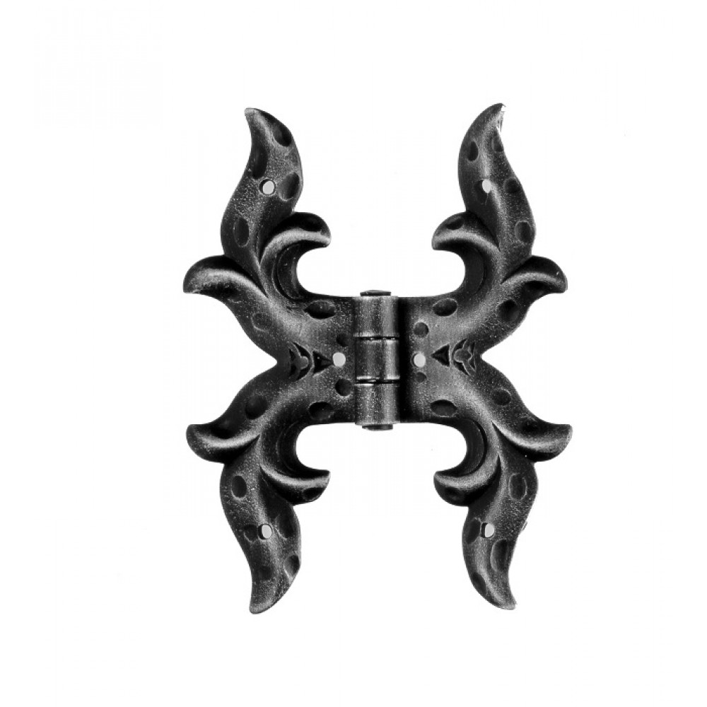 Cerniera Doppia 145x110mm per Porte e Finestre Galbusera in Ferro Battuto