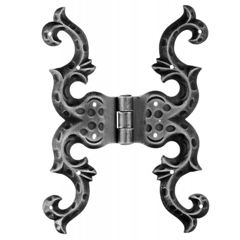 Cerniera Doppia 270x200x2,5mm per Porte e Finestre Galbusera in Ferro Battuto