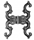 Cerniera Doppia 270x200mm per Porte e Finestre Ferro Battuto Galbusera