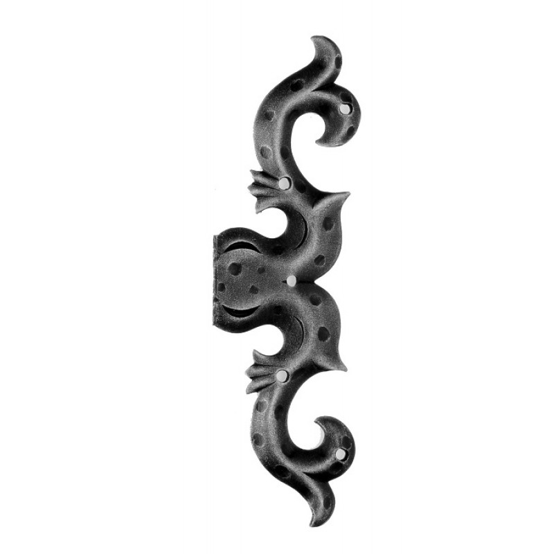 Cerniera Finta 160x50mm per Porte e Finestre Galbusera in Ferro Battuto