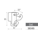 Cerniere per Wasistas Adem 383/65 Misure 65x67 mm