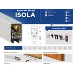 Comaglio ISOLA NO SOUND Paraspiffero per Porte in Legno