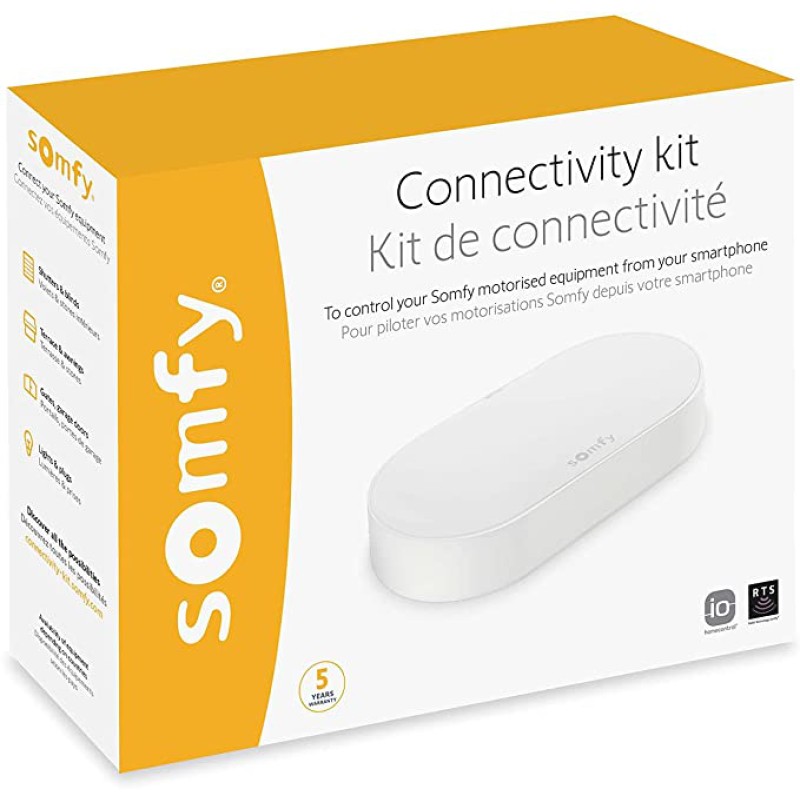 Connectivity Kit Somfy per Controllare Motori con Smartphone