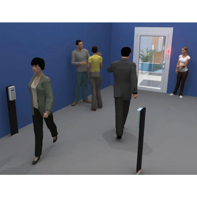 Contapersone con Semaforo per Negozio Controllo Presenze Opera