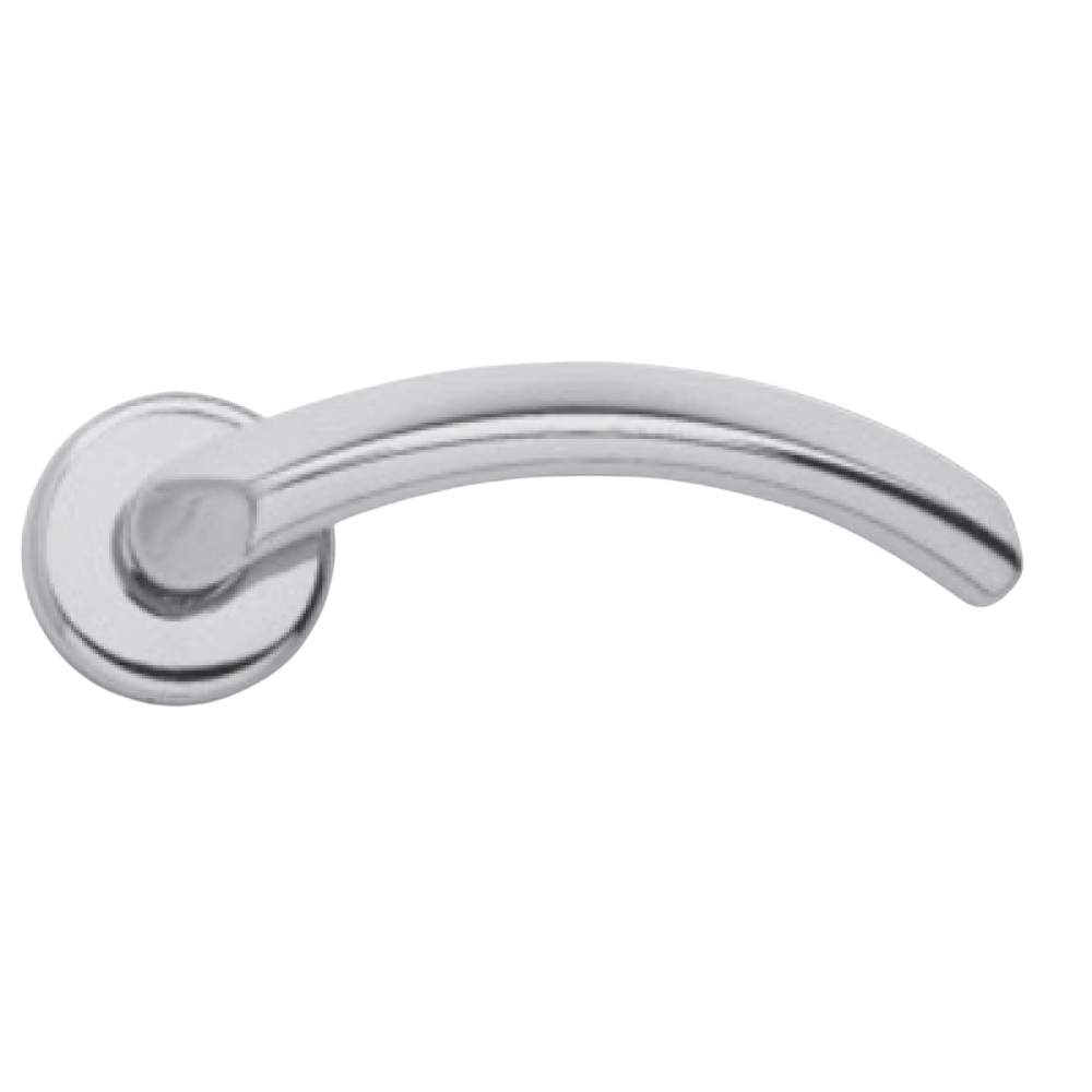 Coppia di Maniglie Ghidini Modello Bella ZCL con Rosette e Bocchette