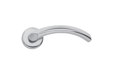 Coppia di Maniglie Ghidini Modello Bella ZCL con Rosette e Bocchette