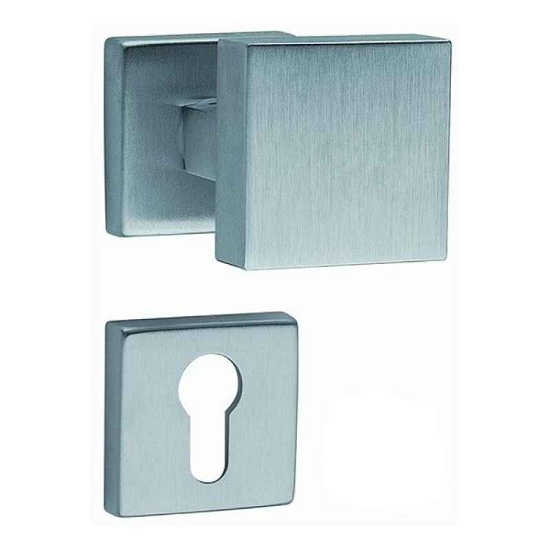 Coppia Pomolo Quadro Arieni 909 55x55 mm Decentrato con Bocchette