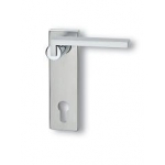 Coppia di Maniglie con Placca Ghidini Cartesio Q OCL-M4/F1