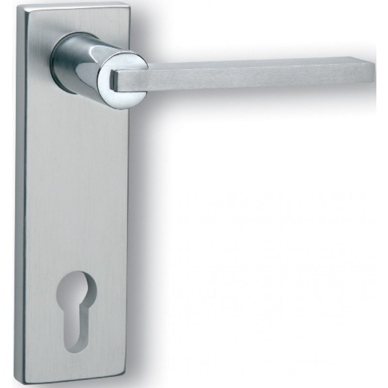 Coppia di Maniglie con Placca Ghidini Cartesio Q OCL-M4/F1