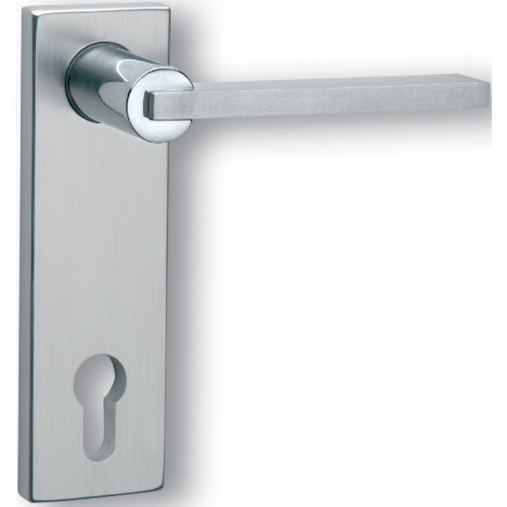 Coppia di Maniglie con Placca Ghidini Galileo Q OCL-M4/F1