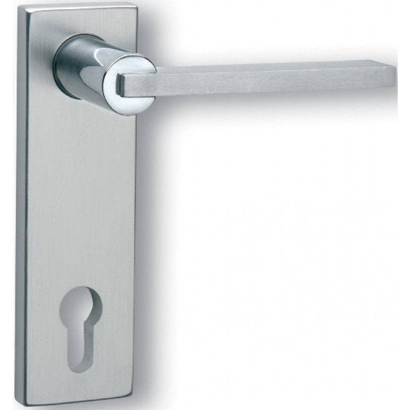 Coppia di Maniglie con Placca Ghidini Galileo Q OCL-M4/F1