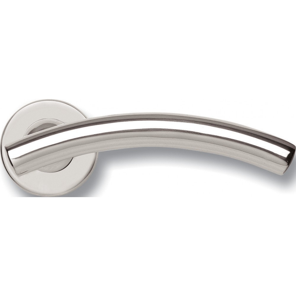 Coppia di Maniglie Ghidini Modello Arco OCL M4 con Rosette e Bocchette