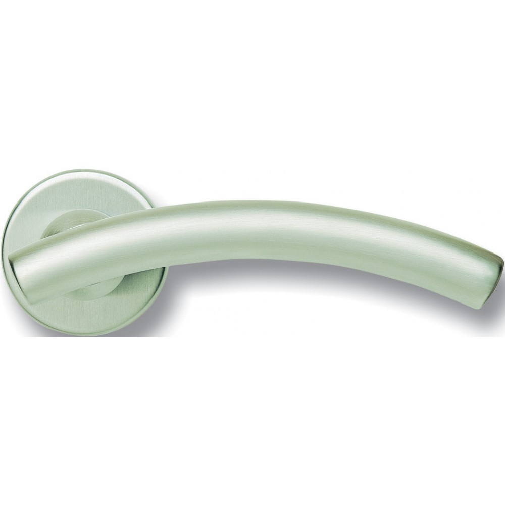 Coppia di Maniglie Ghidini Modello Arco OCS M18 con Rosette e Bocchette