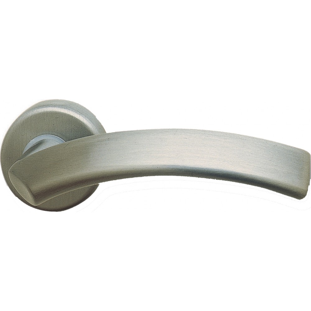 Maniglie Moderne Per Interni - Coppia In Acciaio Con Bocchette Quadrate 45x45 Mm. Finitura Cromo Satinato! - Foto 14