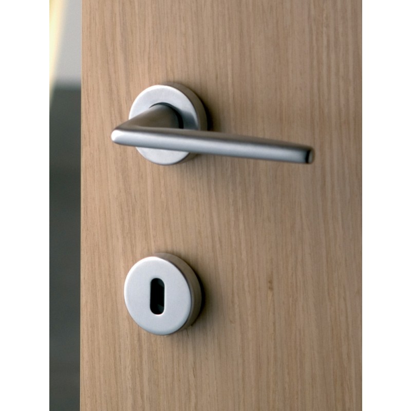 Coppia di Maniglie Ghidini Modello Easy OCL M4 con Rosette e Bocchette