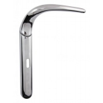 Coppia di Maniglie Ghidini Modello Infinita OCL con Rosette e Bocchette Cilindro