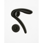 Coppia di Maniglie Ghidini Modello Leonardo ANO con Rosette e Bocchette Cilindro