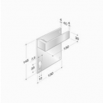 Coppia di Maniglie pba 2001.IT.PLA in Acciaio Inox AISI 316L