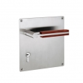 Coppia di Maniglie pba 2001.YOD.PLA in Legno e Acciaio Inox AISI 316L