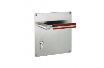 Coppia di Maniglie pba 2002.YOD.PLA in Legno e Acciaio Inox AISI 316L