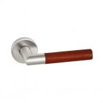 Coppia di Maniglie pba 2003.YOD in Legno e Acciaio Inox AISI 316L