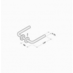 Coppia di Maniglie pba 2028T in Acciaio Inox AISI 316L
