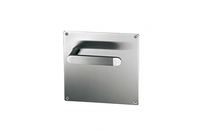 Coppia di Maniglie su Placca pba 2020/2001 in Acciaio Inox AISI 316L