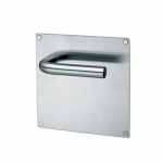 Coppia di Maniglie su Placca pba 2028/2001 in Acciaio Inox AISI 316L