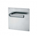 Coppia di Maniglie su Placca pba 2028/2001 in Acciaio Inox AISI 316L