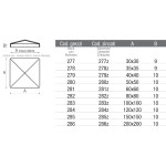 Copri Colonna Quadrato con Bordo per Cancello Brevetti Adem