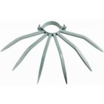 Dissuasore Antifurto Grimpo Diametro 100 mm per Tubi e Grondaie