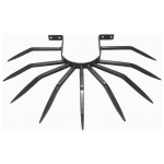 Dissuasore Diametro 80 100 120 mm Tassellabile per Pluviali Sezione Quadrata