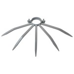 Dissuasore per Tubature 60 mm Contro Furti Risalita Pluviali