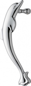 Dolphin Maniglione Delfino in Ottone Forgiato Elements PFS Pasini