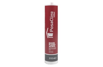 Door Flex Acryl PosaClima Sigillante Acrilico Sovraverniciabile Bianco 310 ml