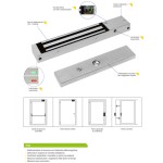 Elettromagnete Opera Gate Lock 14212R Acciaio Inox con Sensore