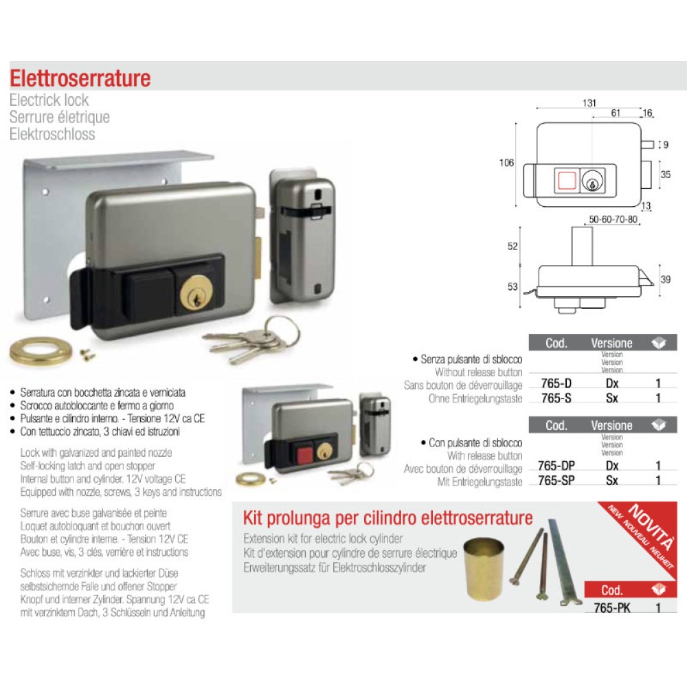 Elettroserratura Bloccaporta Lavatrice Hotpoint Ariston Indesit C00254755 C00285597 Compatibile Cpv4439