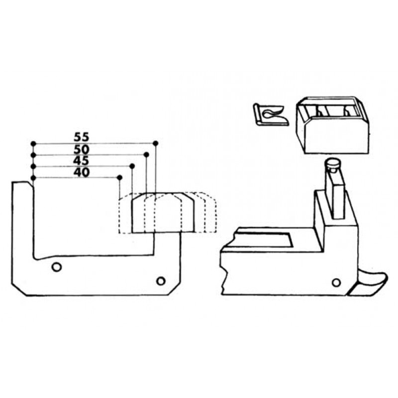 FERMA PERSIANA AUTOMATICO IN PLASTICA TIPO LUNGO - FERMA PORA E PERSIANE -  Adriatica Metalli & Ferramenta srl