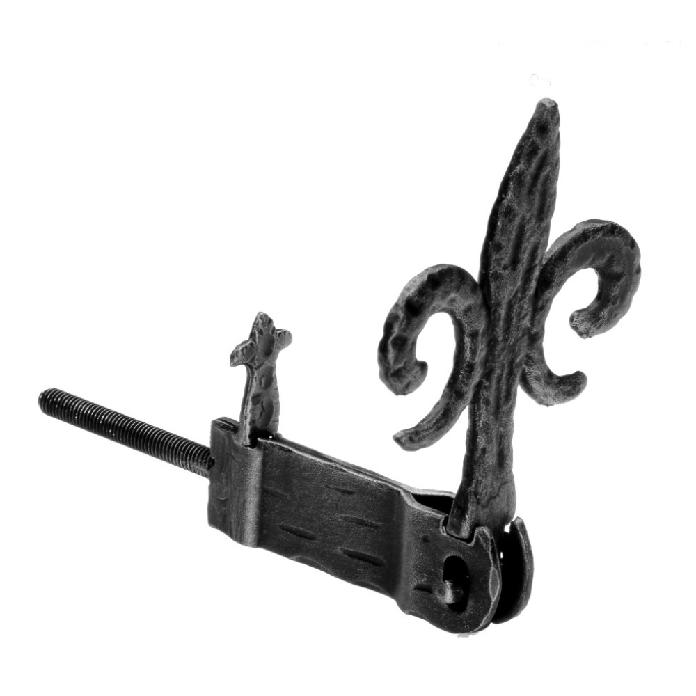 Fermapersiane in Ferro a Forma di Giglio Galbusera 328/V 90x30x18mm