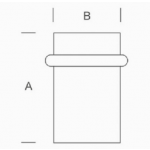 Fermaporta a Pavimento pba 2MM.040.0000 in Acciaio Inox AISI 316L