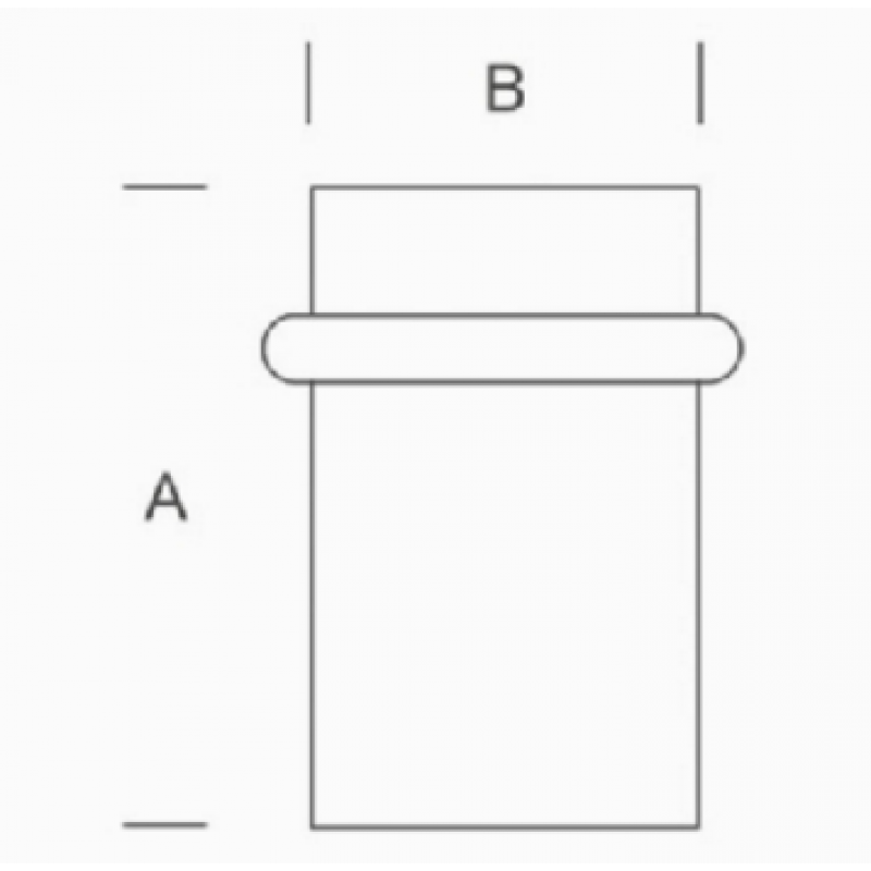 Fermaporta a Pavimento pba 2MM.040.0000 in Acciaio Inox AISI 316L