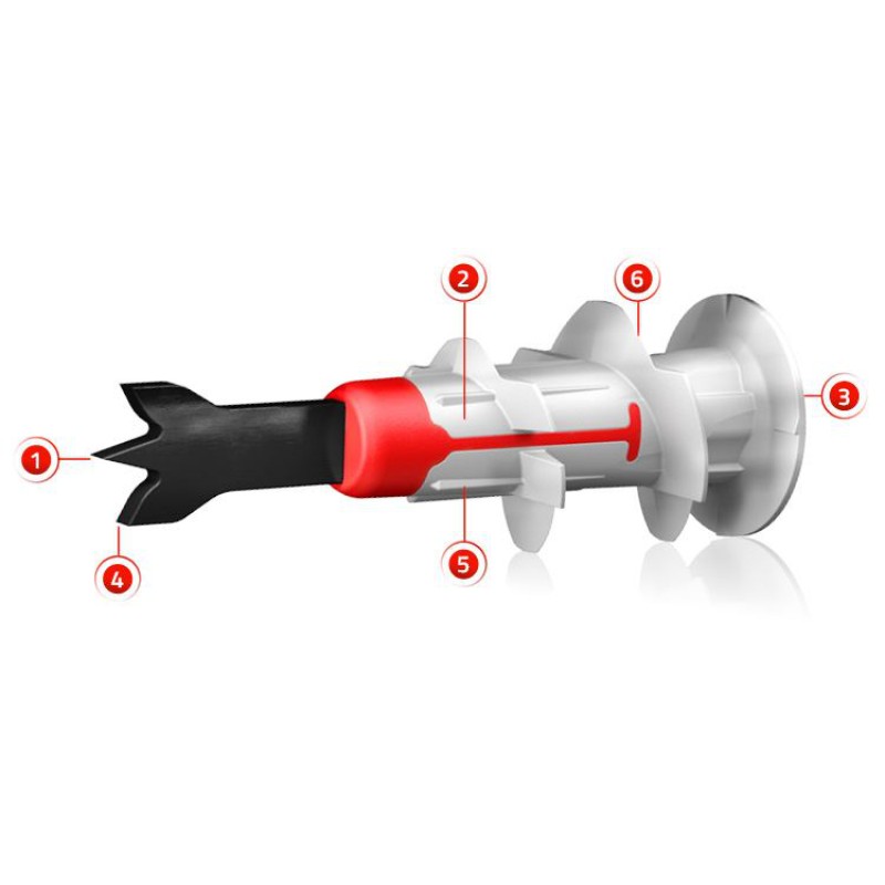 Fischer DuoBlade Tassello Autoforante per Cartongesso con Vite o Senza