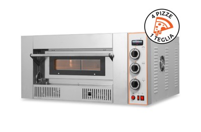 Forno a Gas per Cuocere 4 Pizze Insieme RG4 Fatto in Italia da Resto Italia